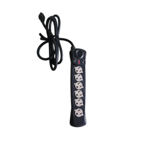 Regleta 6 tomas gris