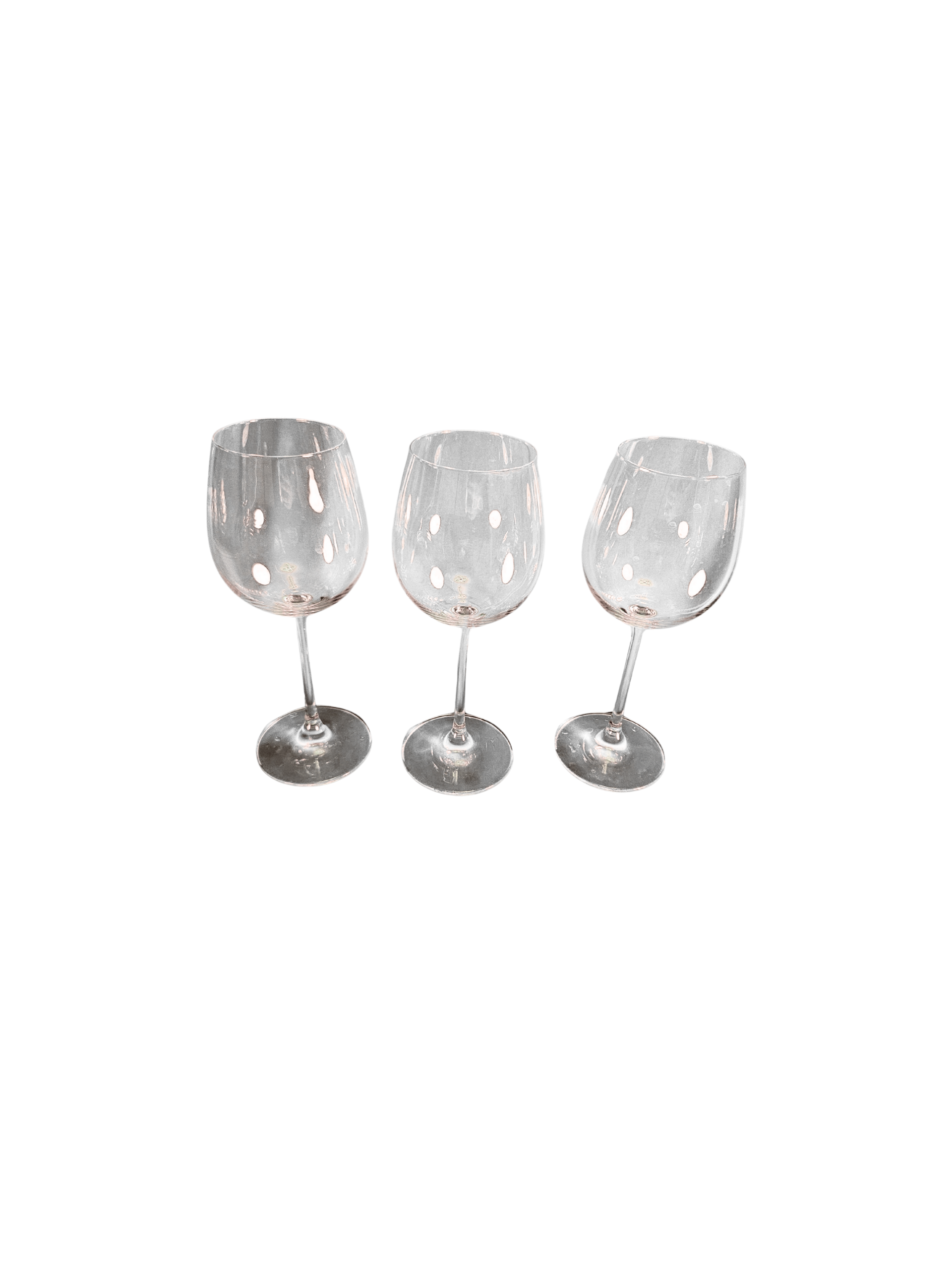 Set de Copas de Vino de Vidrio – 3 Piezas