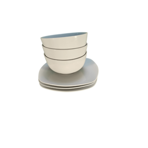 Set de Platos de Cerámica – Hondos y Llanos (6 Piezas)