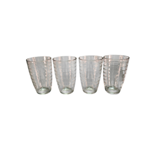Set de Vasos de Vidrio Altos – 4 Piezas