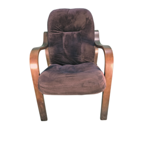 Silla de terciopelo morado