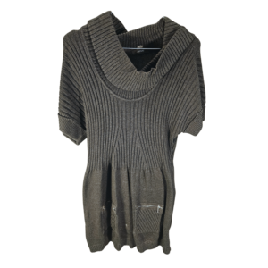 Vestido de punto gris